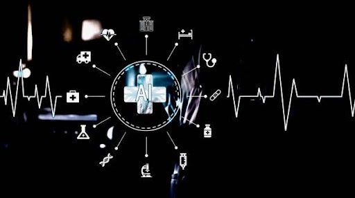 Ongoing AML Monitoring: An artistic representation of a car adorned with a heartbeat line and medical symbols, merging transportation and healthcare themes.